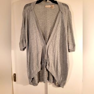 DKNY Oversized Lightweight 3/4 Sleeve Sweater
